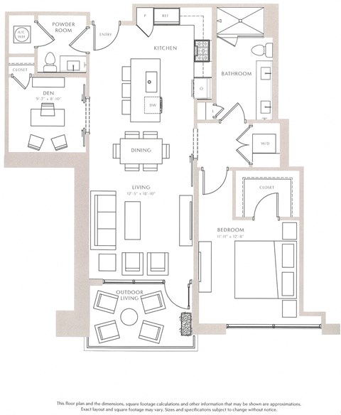 Maple I Floor Plan Maple I Floor Plan at The Sutton, Atlanta, Georgia